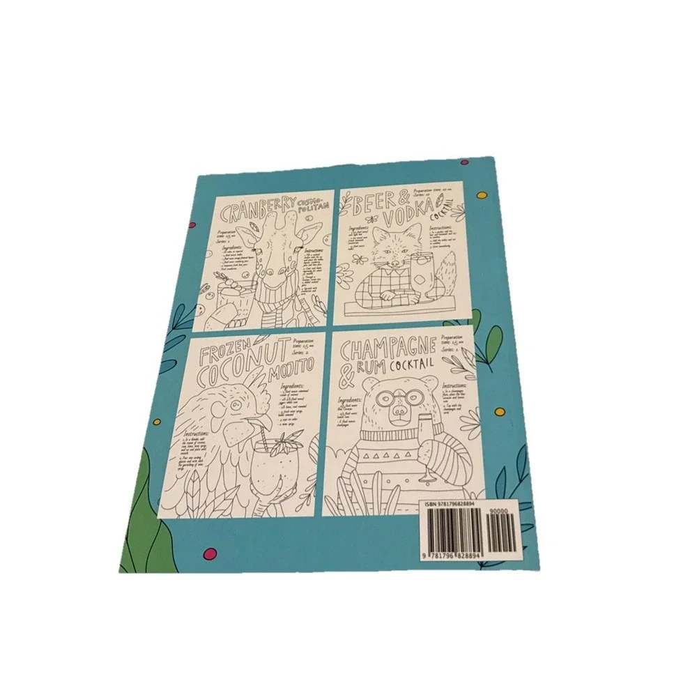 Drinking Animals Coloring Book : A Fun Coloring Gift Book for Party‎ Lovers...